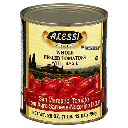 Alessi San Marzano Whole Peeled Tomatoes 28oz