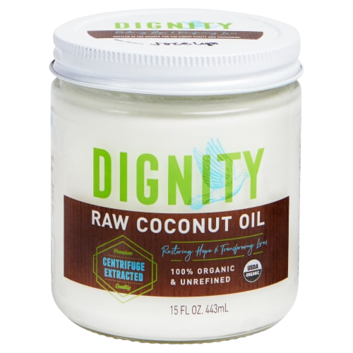 Dignity Coconut Organic Raw Coconut Oil 15 oz