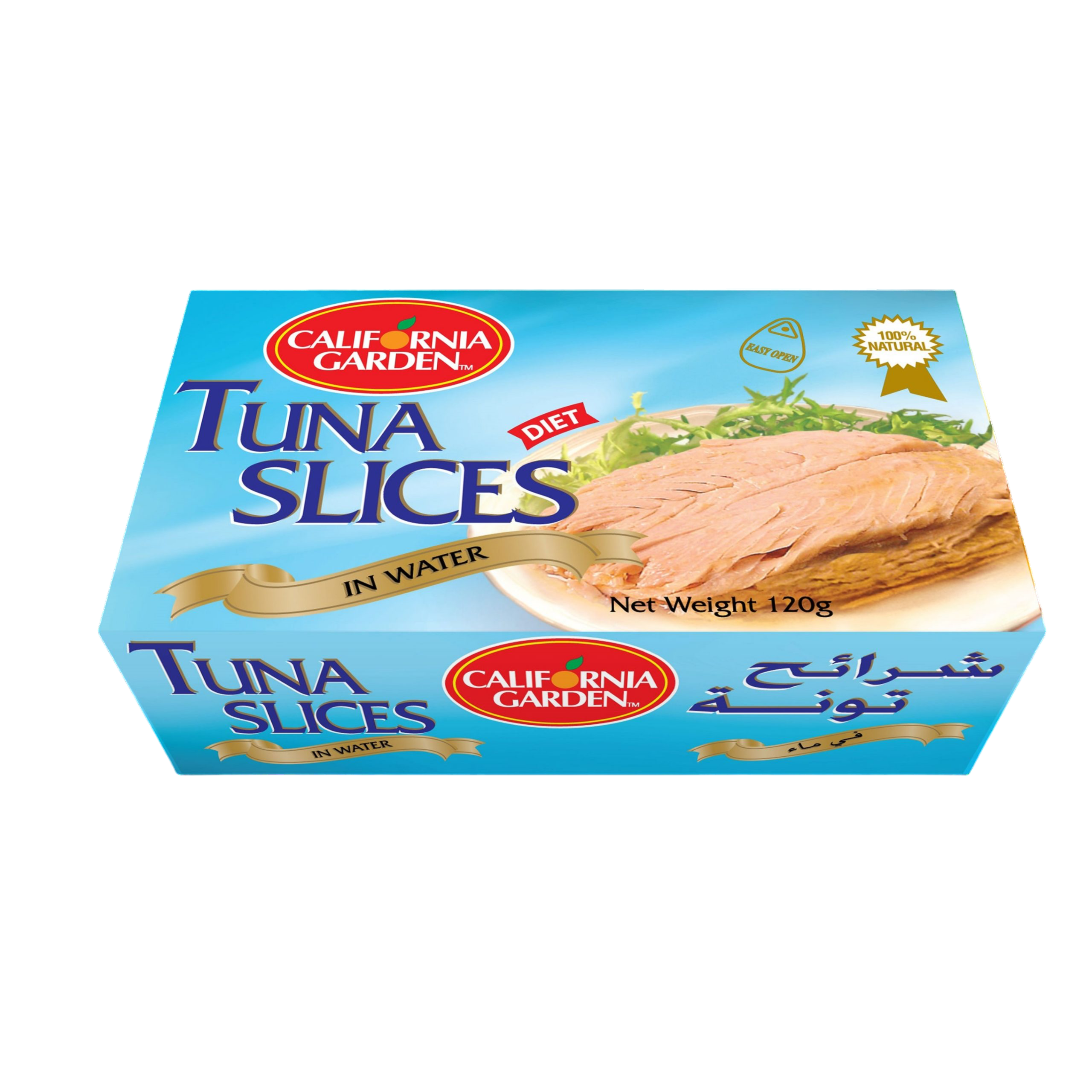 California Gard Tuna Slices In Water Diet 120g