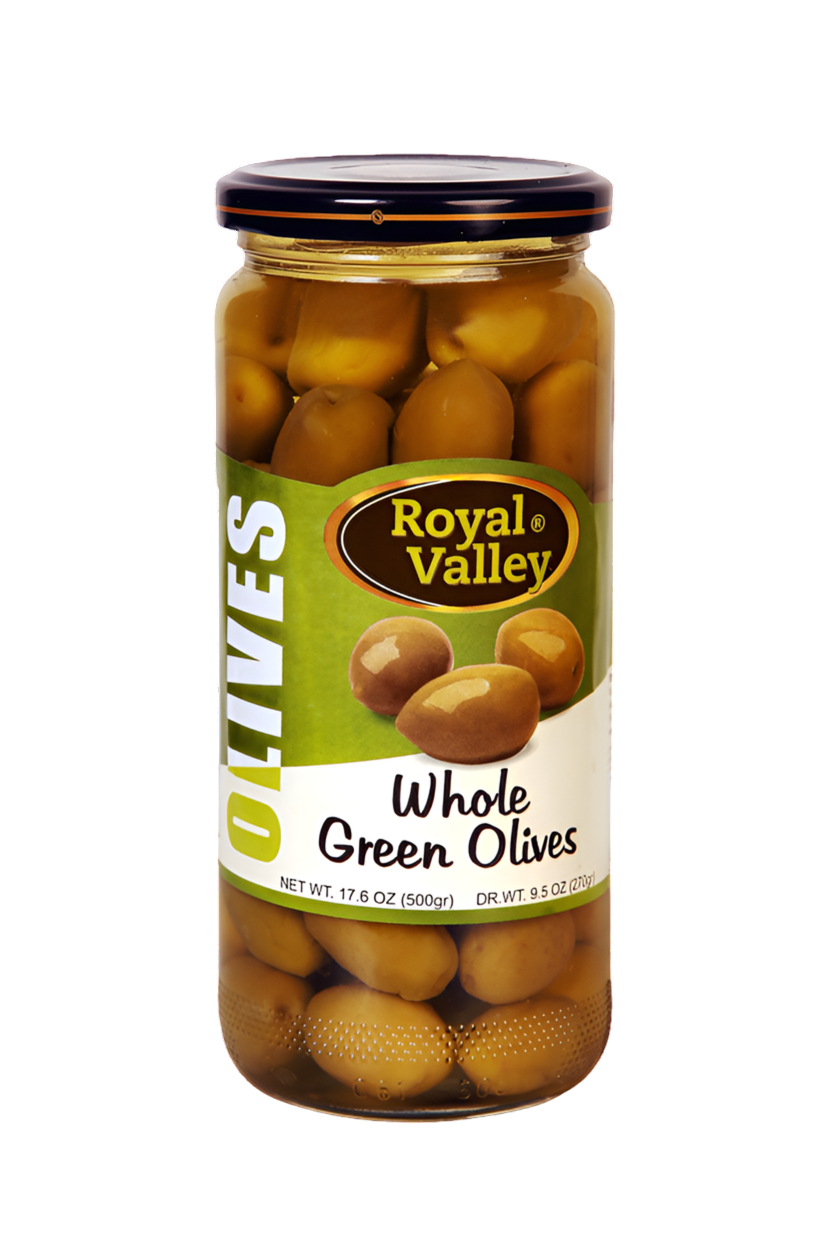 Royal Valley Whole Green Olives 500g