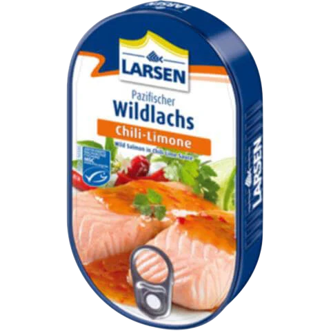 Larsen Wild Salmon in Chili-Lime Sauce 200g