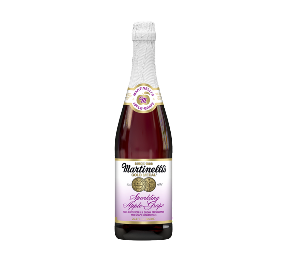 Martinelli'S Sparkling Cider Apple Grape 750ml