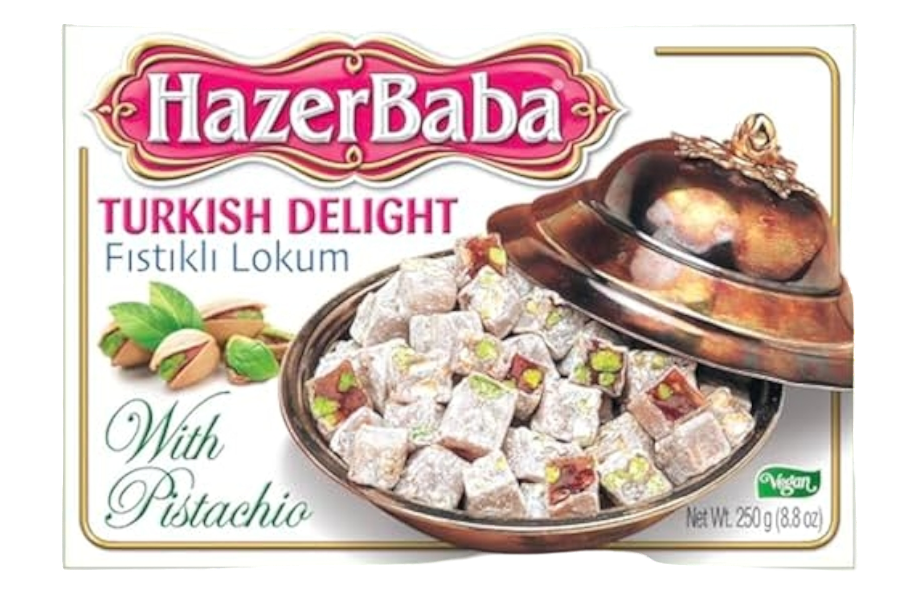 Hazer Baba Turkish Delight W/Pistachio 250g