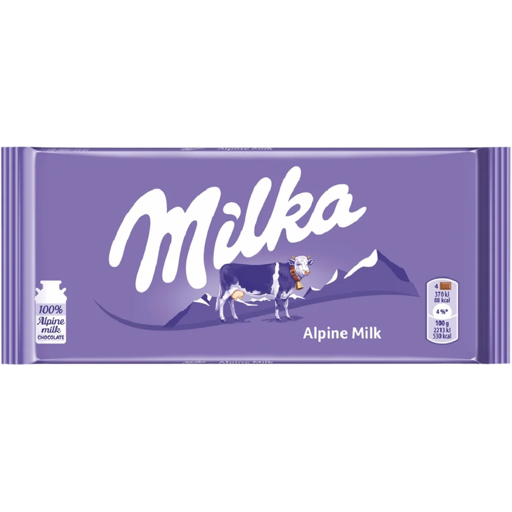 Milka Milk Chocolate 100g