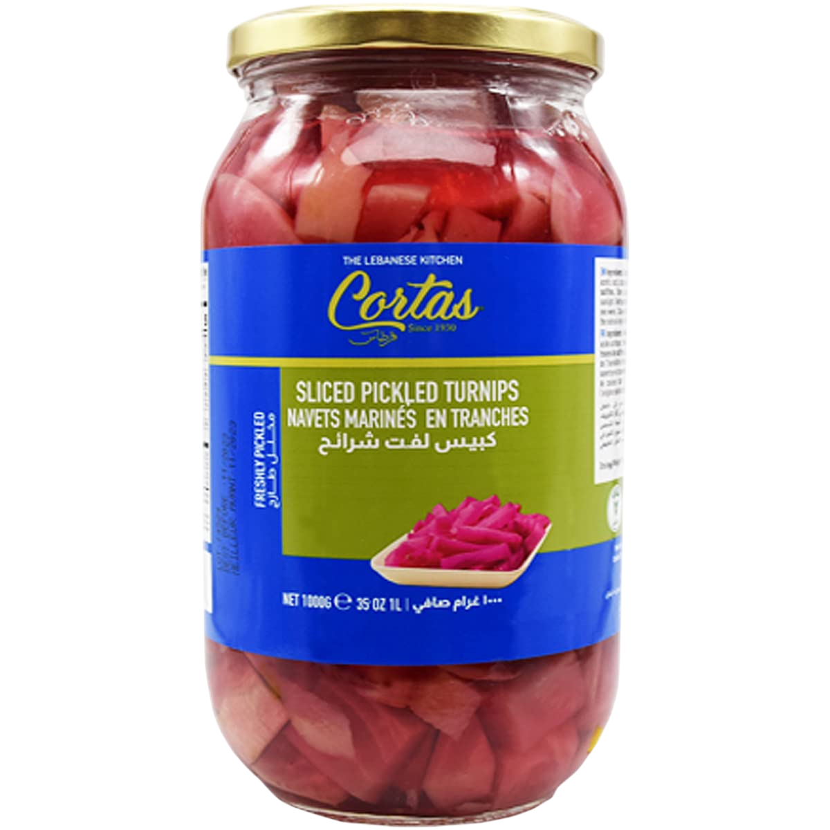 Cortas Pickled Turnips 35oz