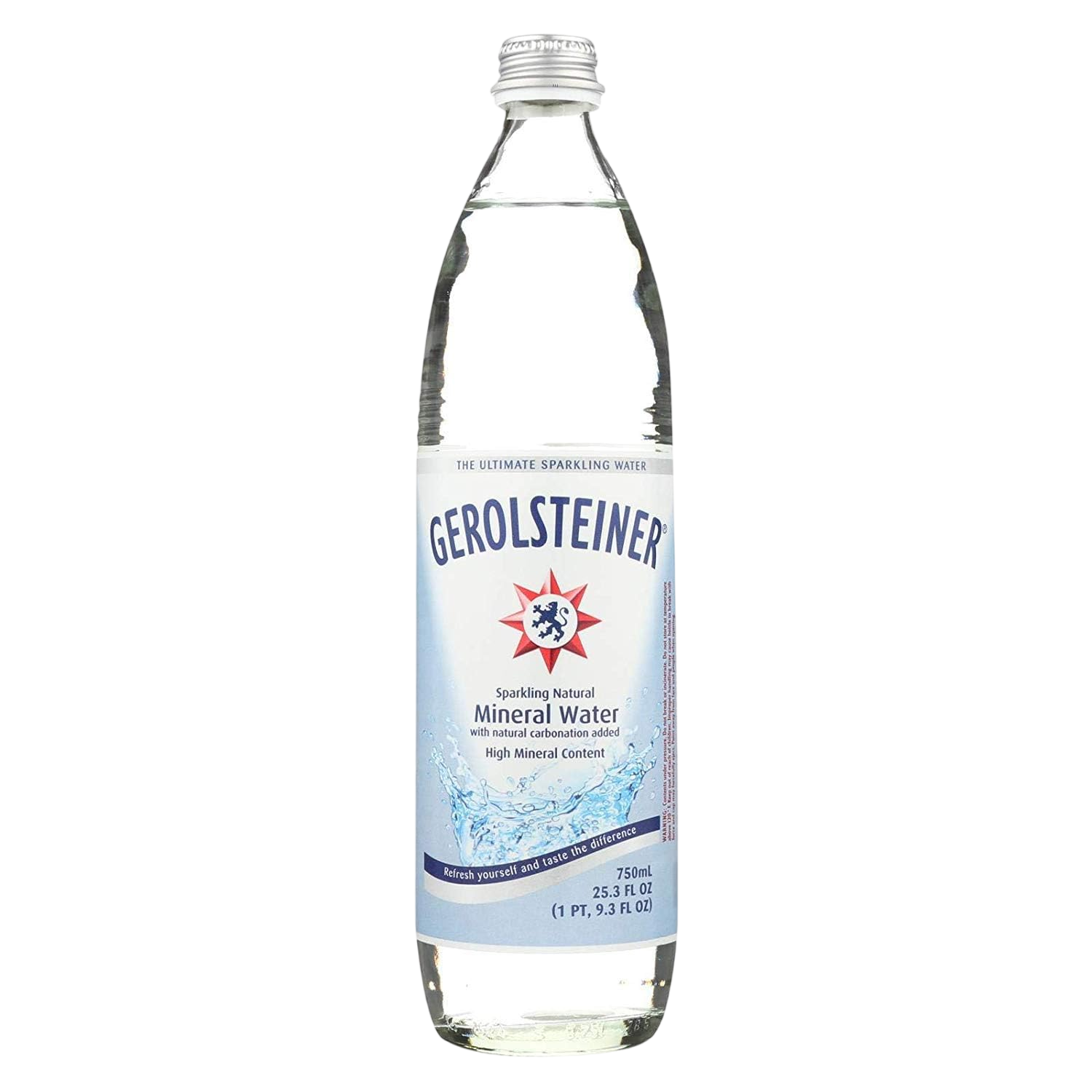 Gerolsteiner Mineral Water 25oz