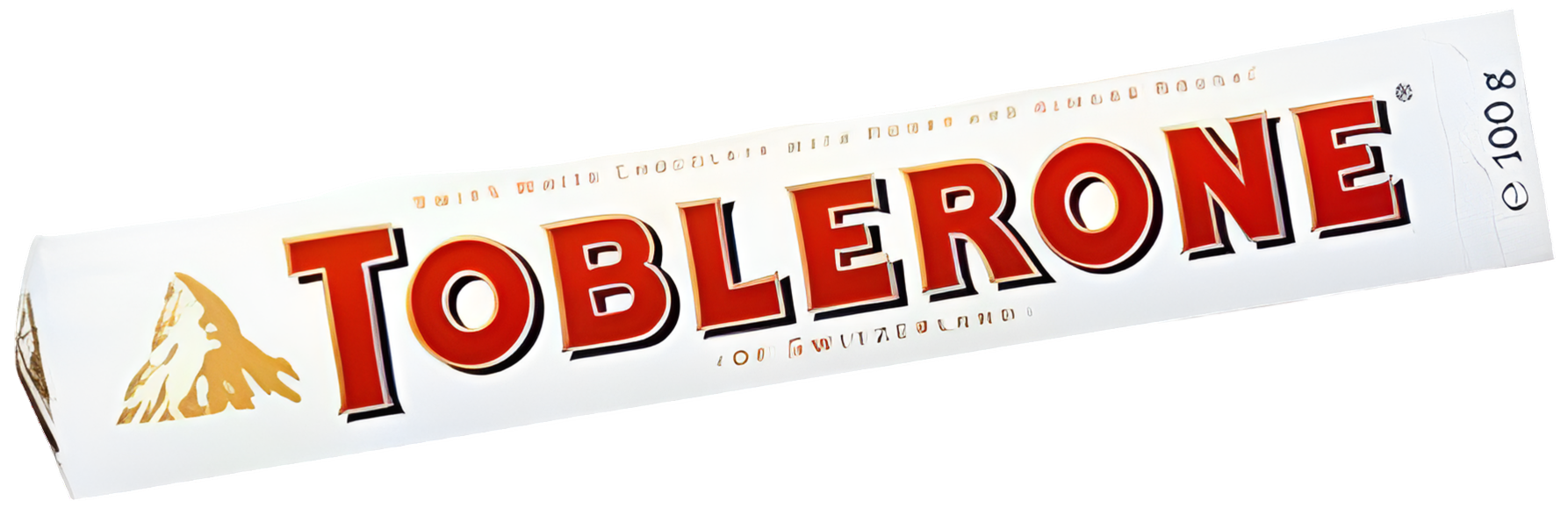 toblerone white chocolate 100g
