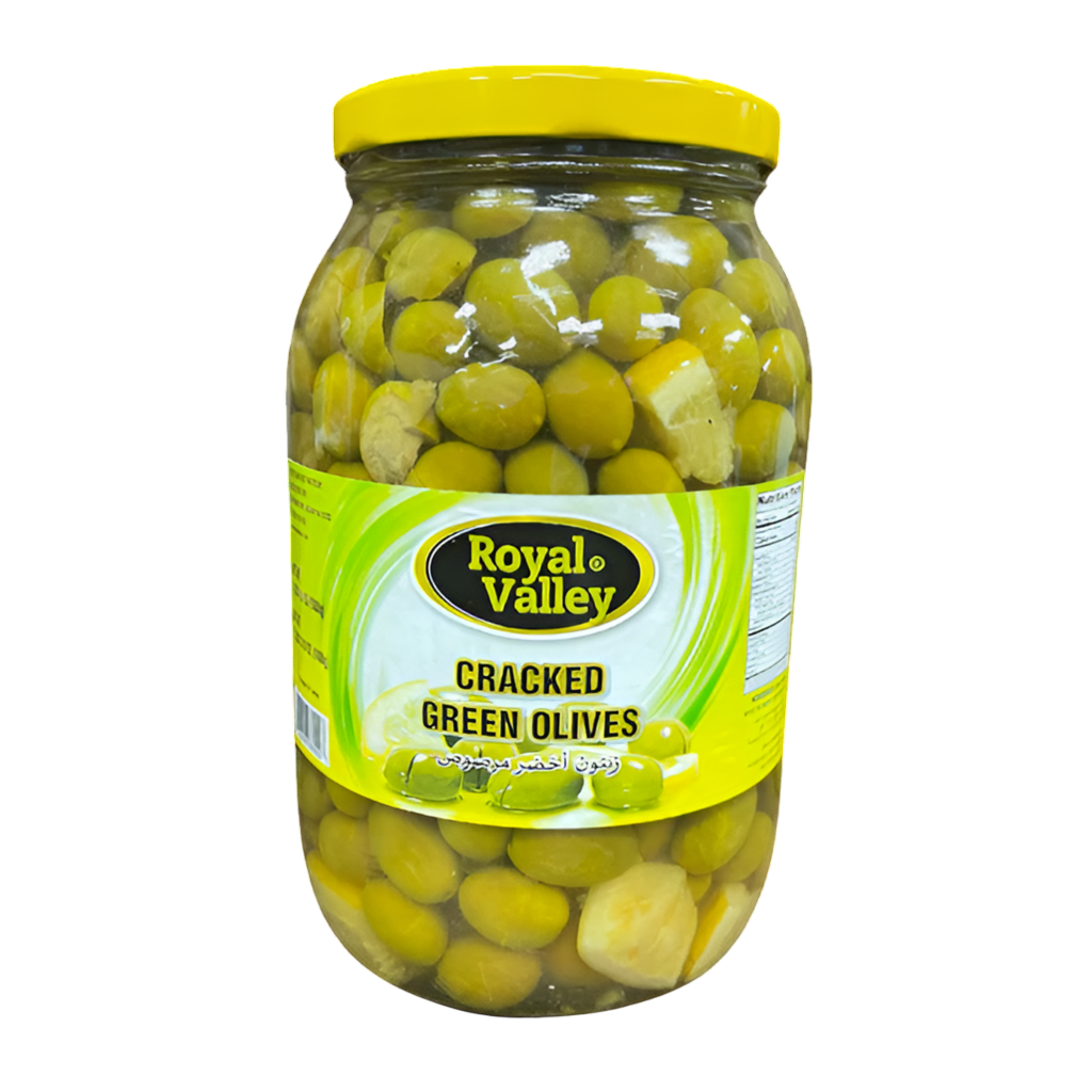 Royal Valley Cracked  Green Olives 2 kg
