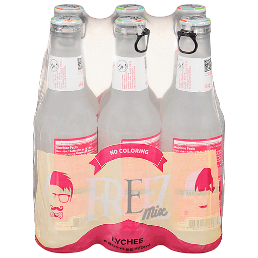 freez lychee soda 6x275ml