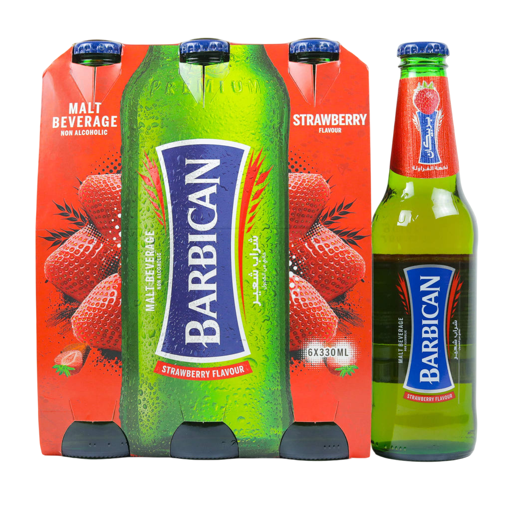 Barbican Malt Drink Strawberry 6x330ml