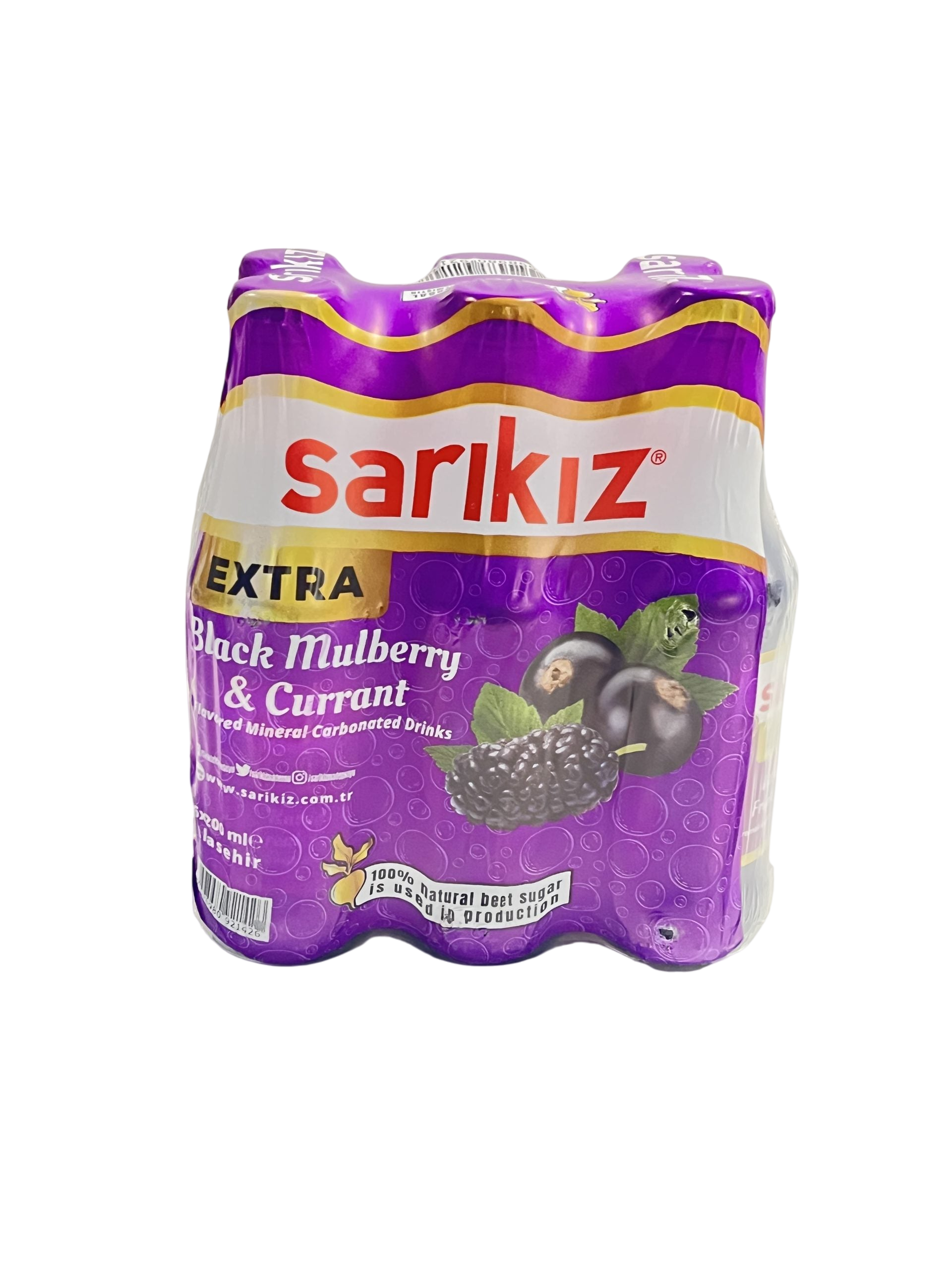 Sarikiz Mineral Water Black Muberry 6x250 ml