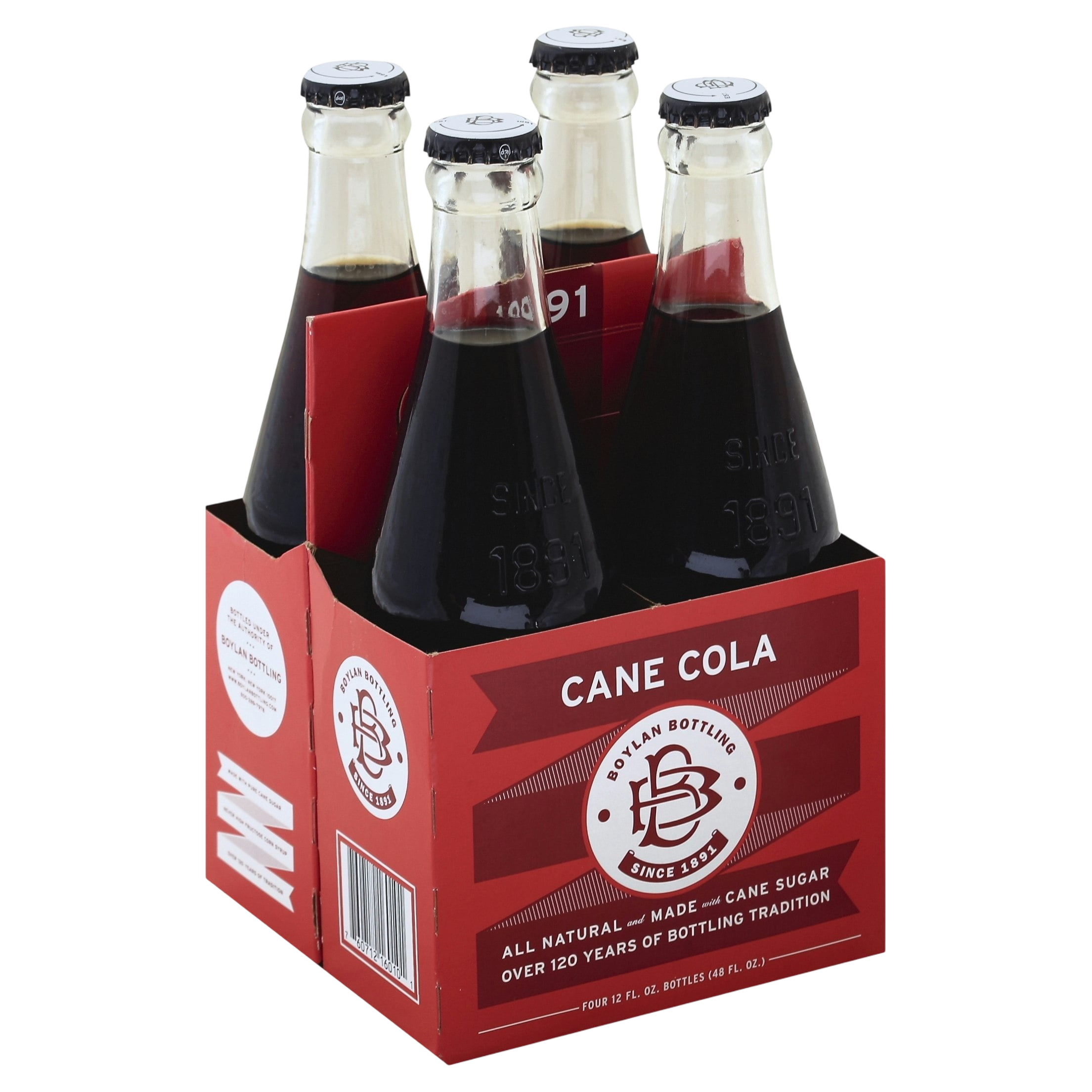 Boylan Sugar Cane Cola 4x12oz