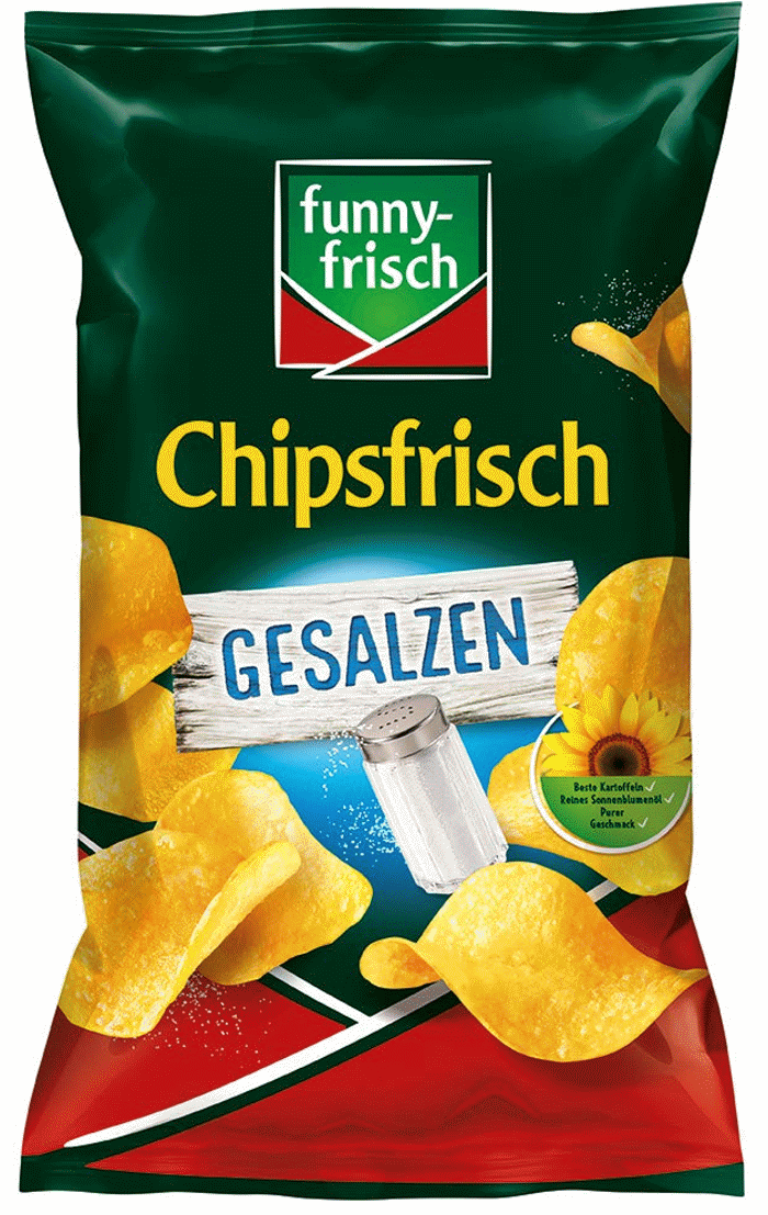 Funny Frisch Chips Gesalzen 150g