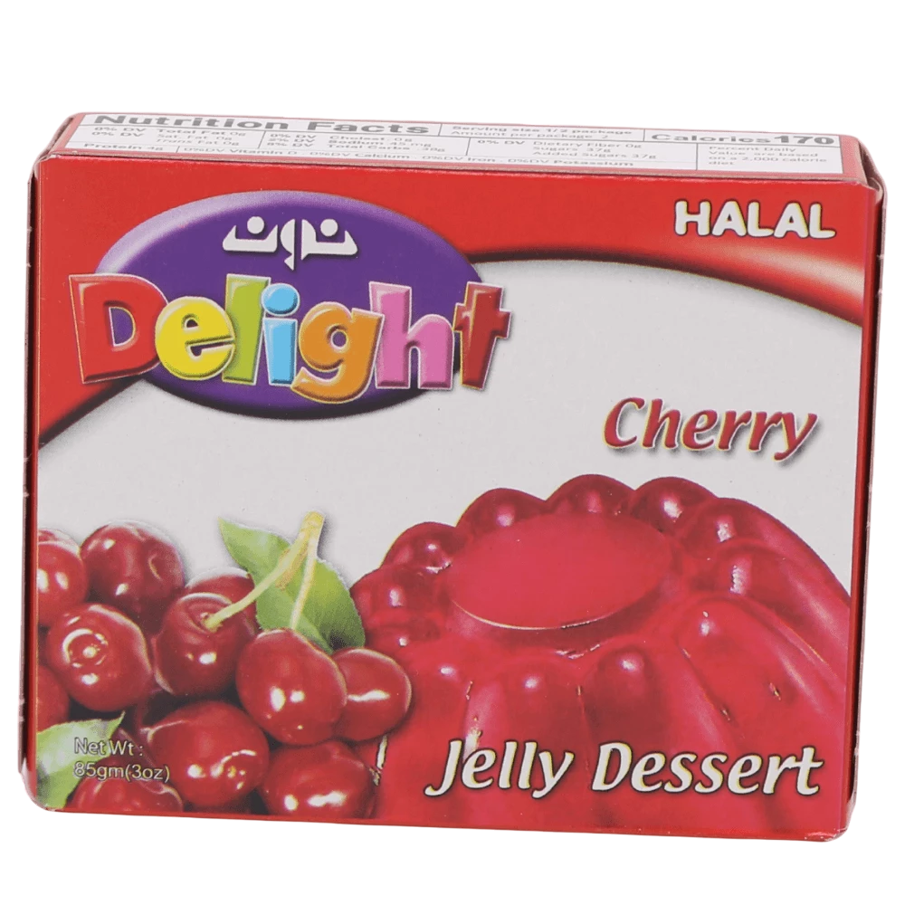 delight cherry jello 3oz