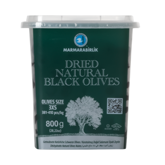 Marmarabirlik Black Olives Kuru Sele 800g