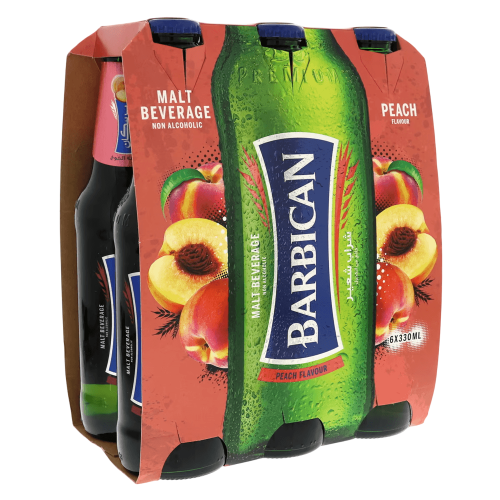 Barbican Malt Drink Peach 6x330 ml