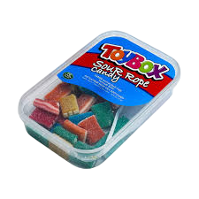 Toybox Assorted Sour Halal Licorice Bricks 200g