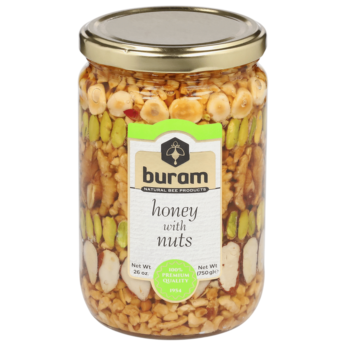 Buram Honey W/Nuts 26 oz