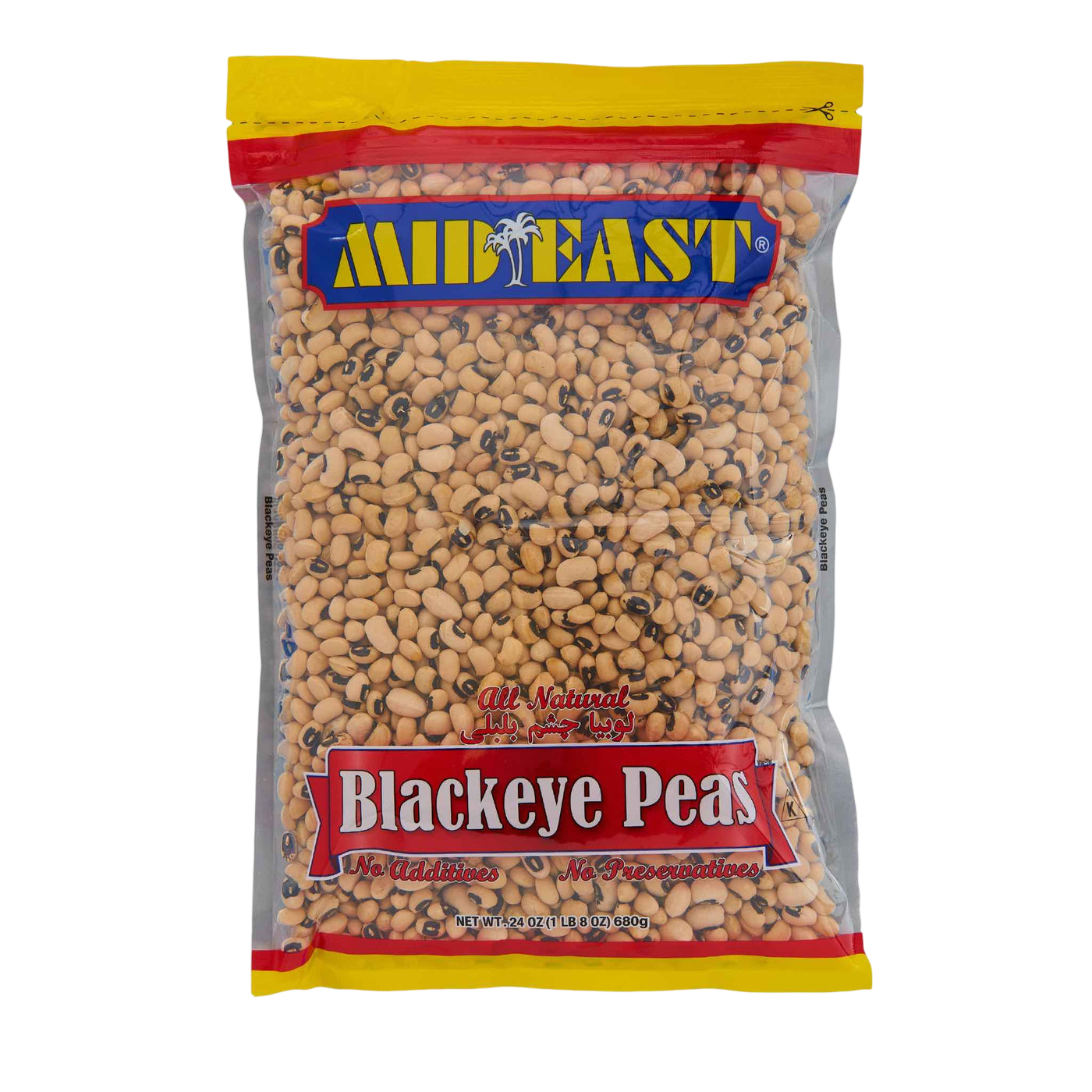 Mid East Mideast Black Eyed Peas 24 oz