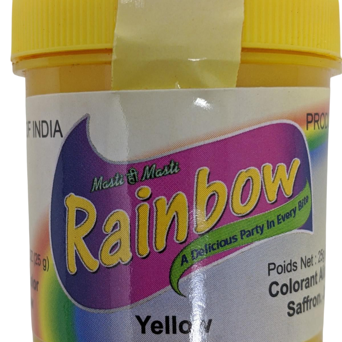 Rainbow Yellow Food Color 25 g