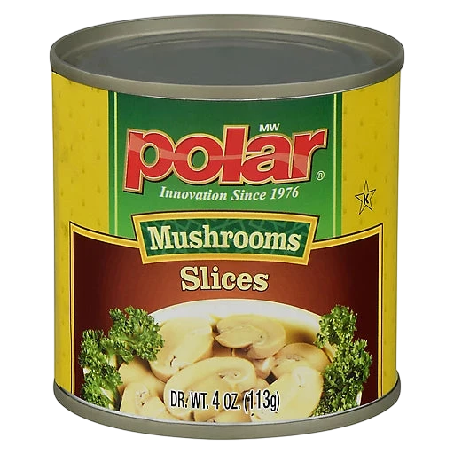 Polar Sliced Mushroom 4oz