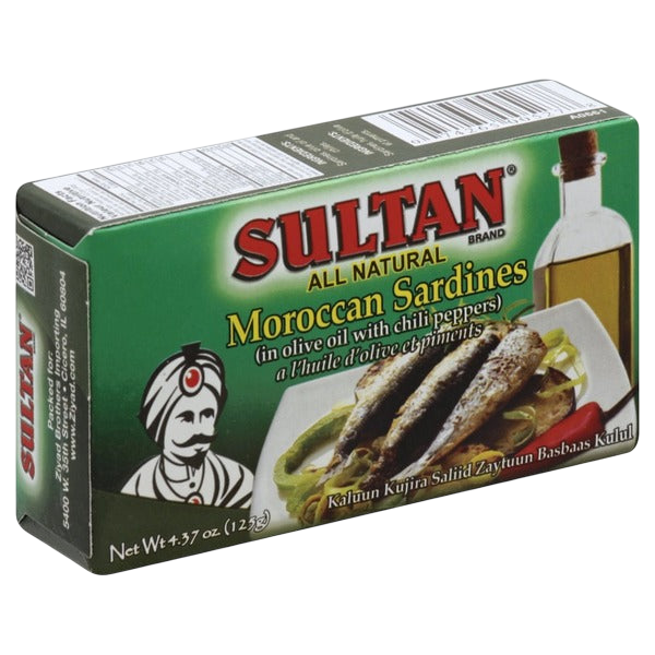 Sultan Sardines In Oil Hot 125g