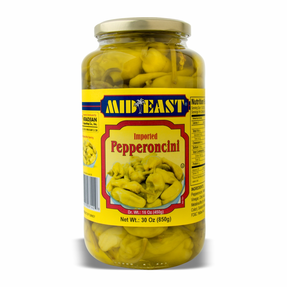 Mid East Greek Peppers 1gal