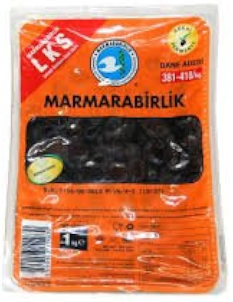 Marmarabirlik Black Olives Luks 800g