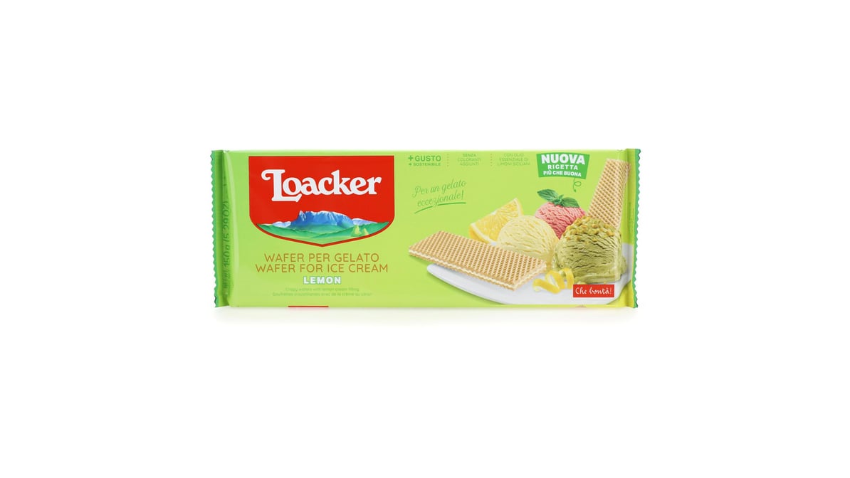 Loacker Wafers Lemon Ice Cream 150g
