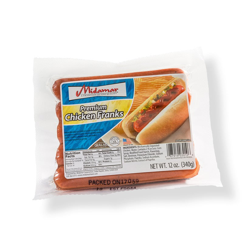 Midamar Chicken Franks 12 oz