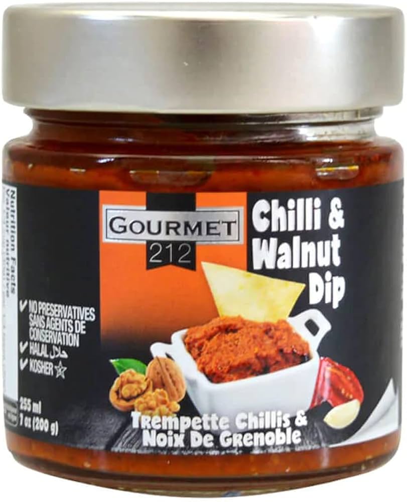 Gourmet 212 Chilli & Walnut Dip 290g