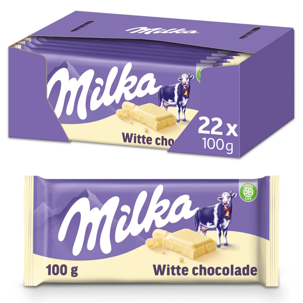Milka White Chocolate 100g