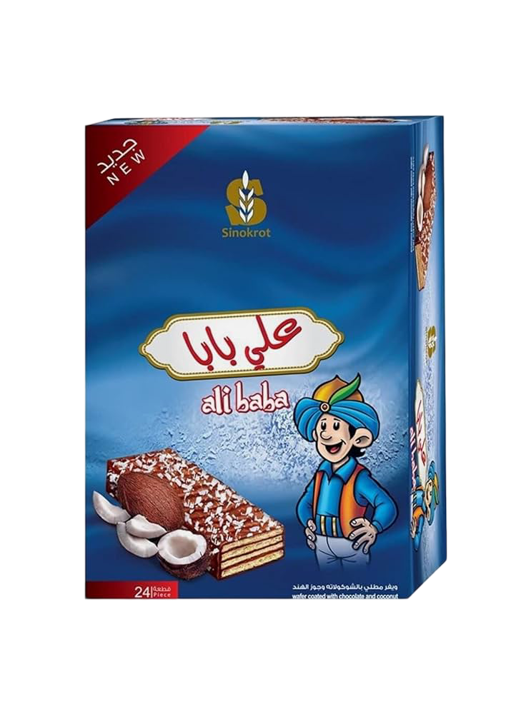 Ali Baba Chocolate Coconut Wafer 25g