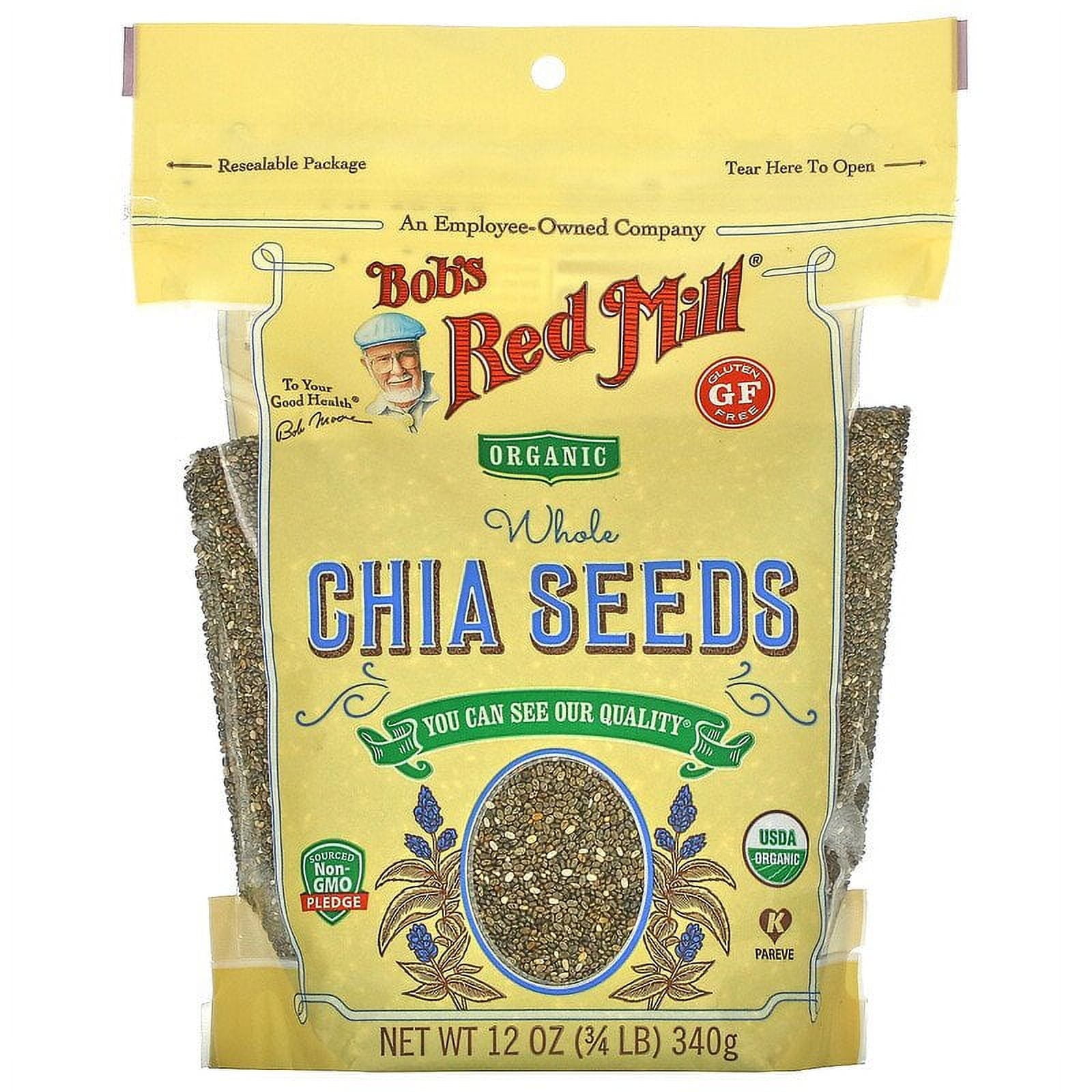 Bob’s Red Mill Organic Whole Chia Seeds 12oz