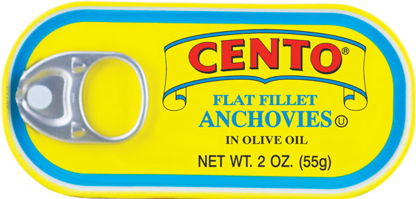 Cento Flat Fillet Anchovies 2oz
