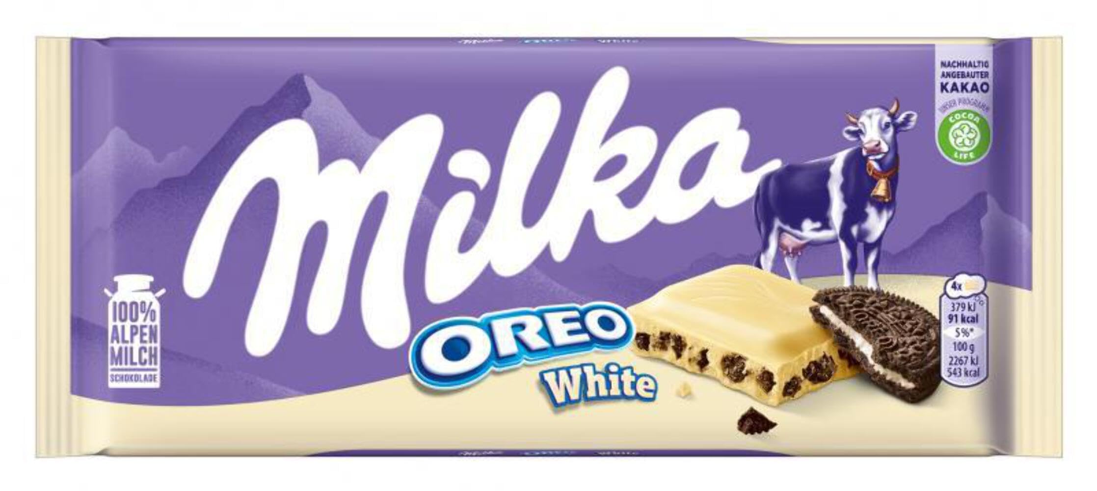 Milka Oreo White Chocolate 100g