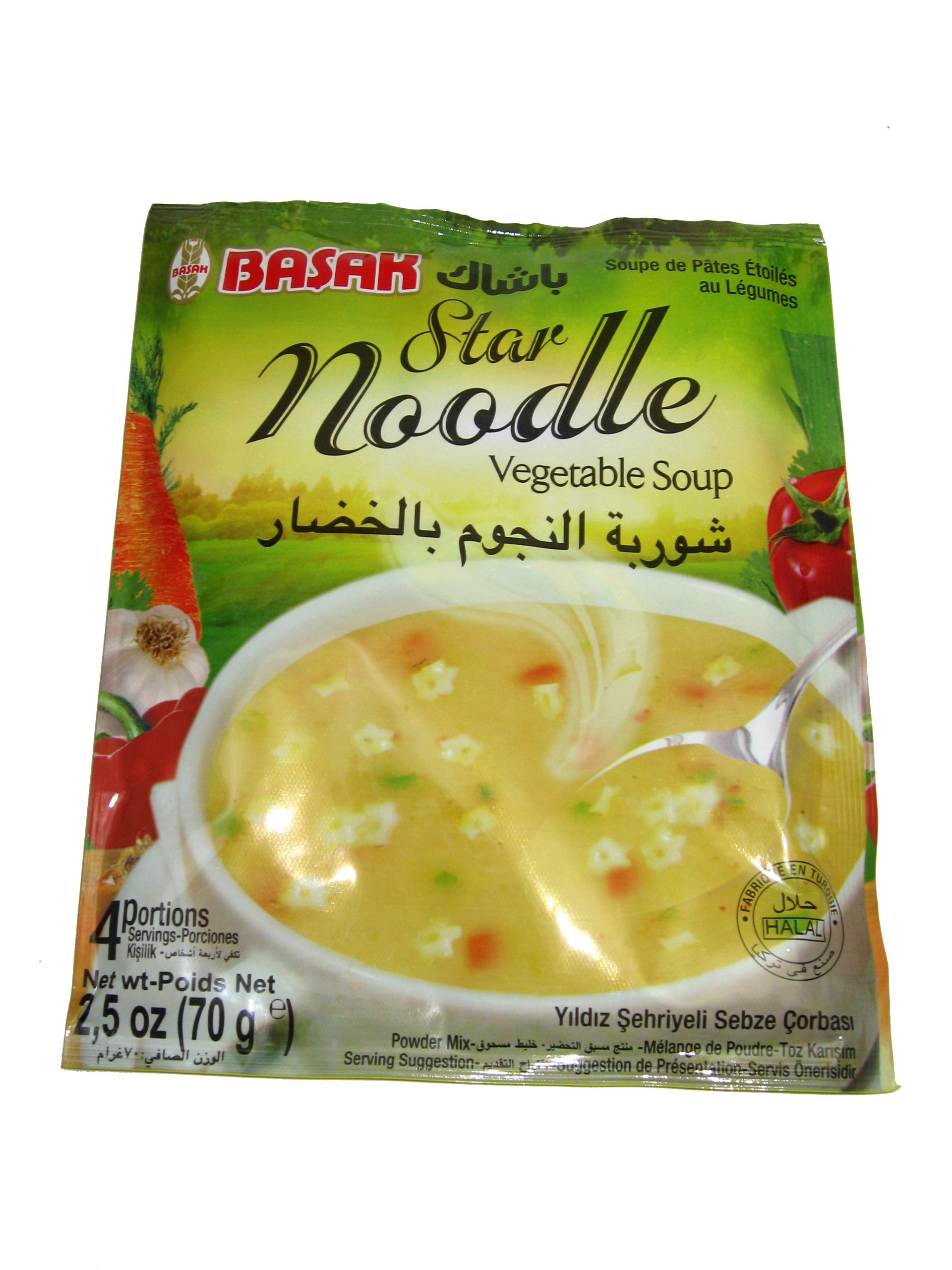 Basak Vegetable Star Noodle Soup 70g