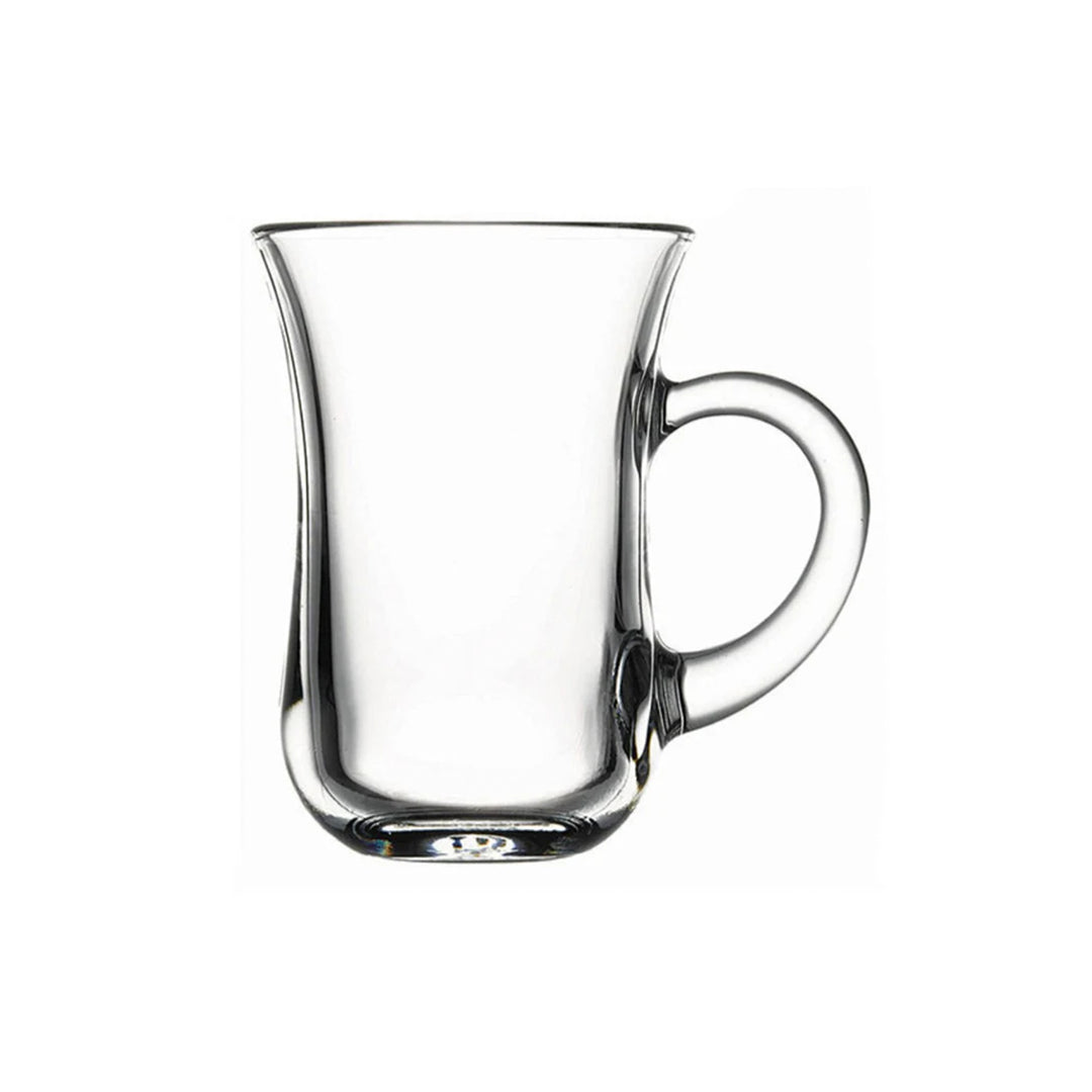 G4U Lina Tea Glass Large W/handle 6pc