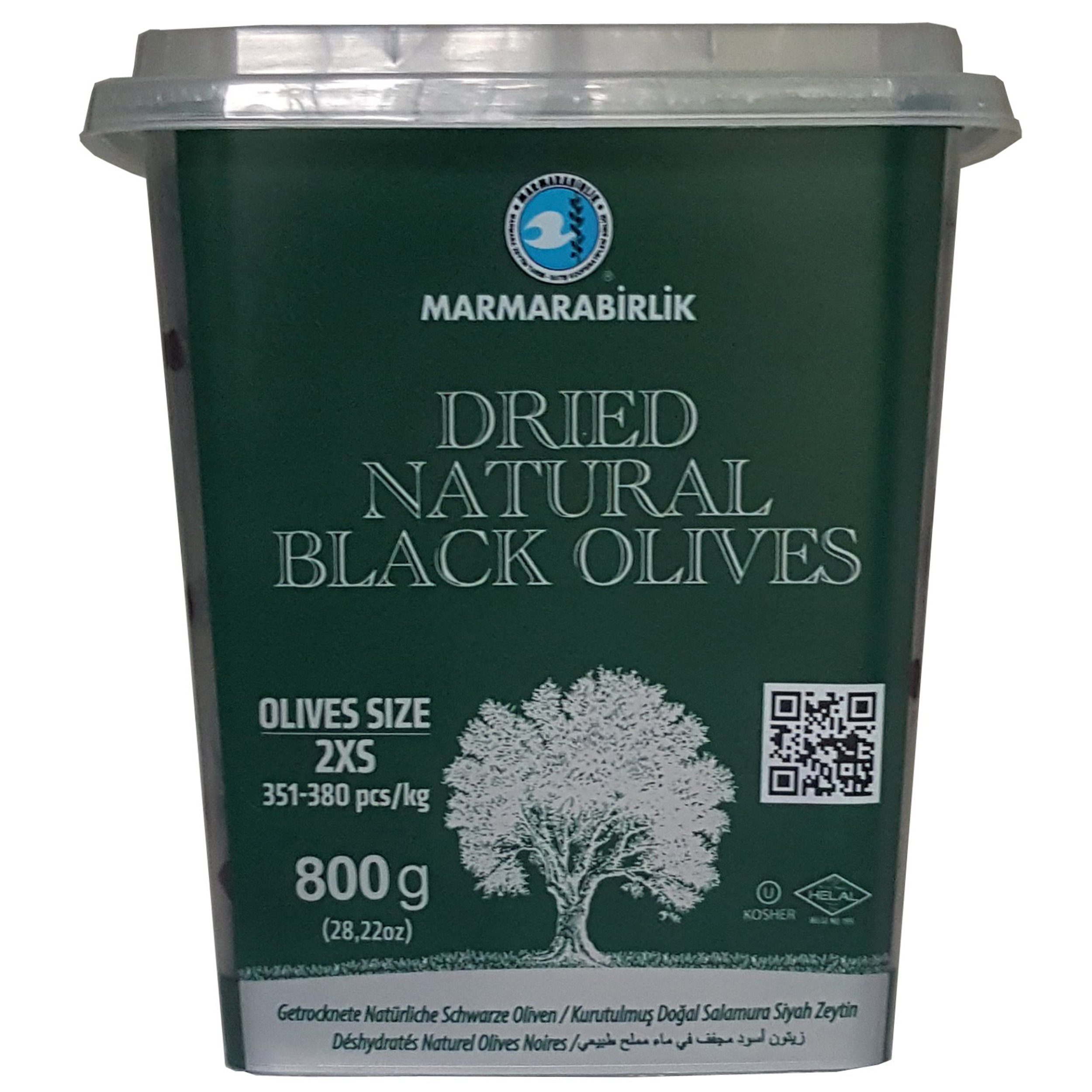 Marmarabirlik Black Olives Kuru Sele Iri Boy 950g