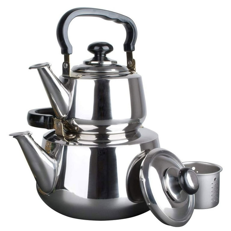 Alpine Cuisine SS Tea Kettle w/Strainer 2.2 L