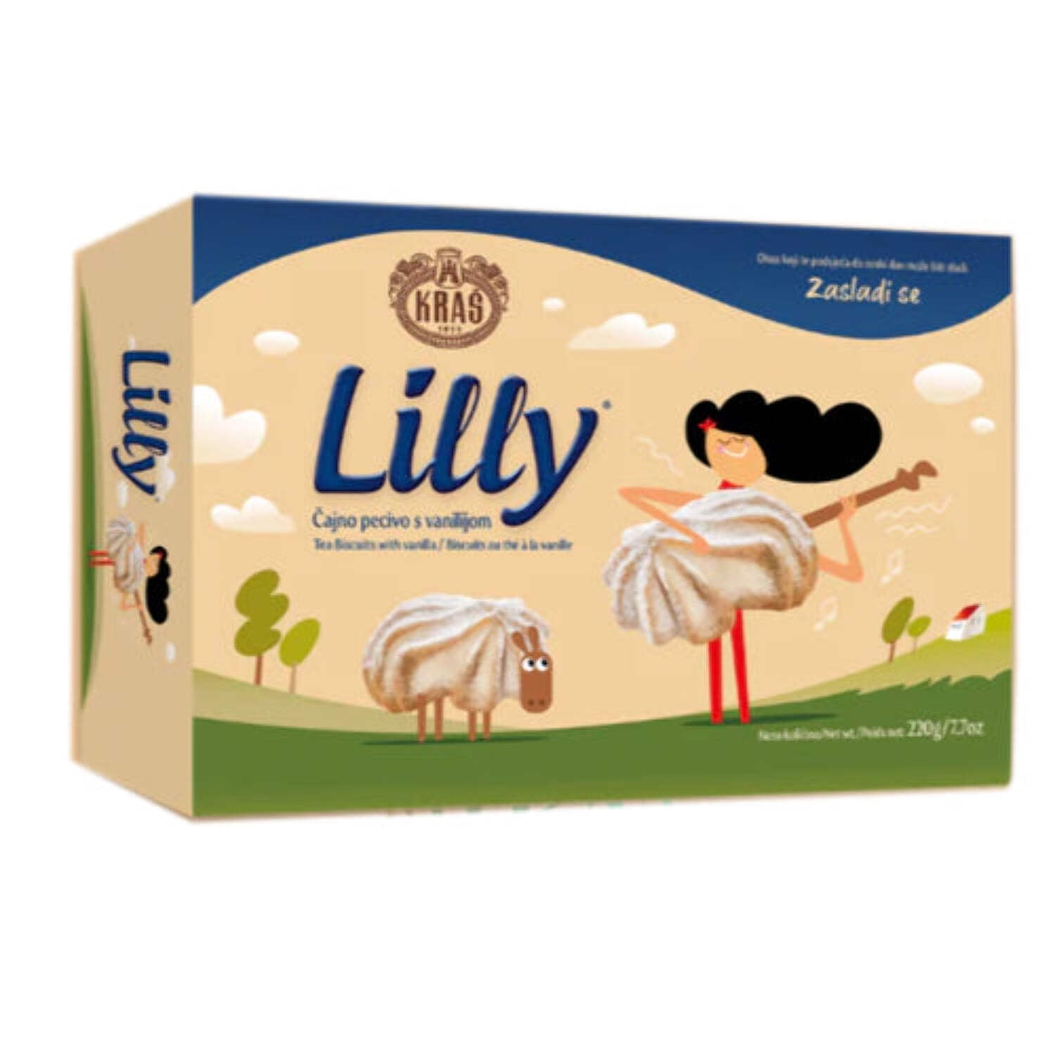Kras Lilly Tea Biscuits 220g