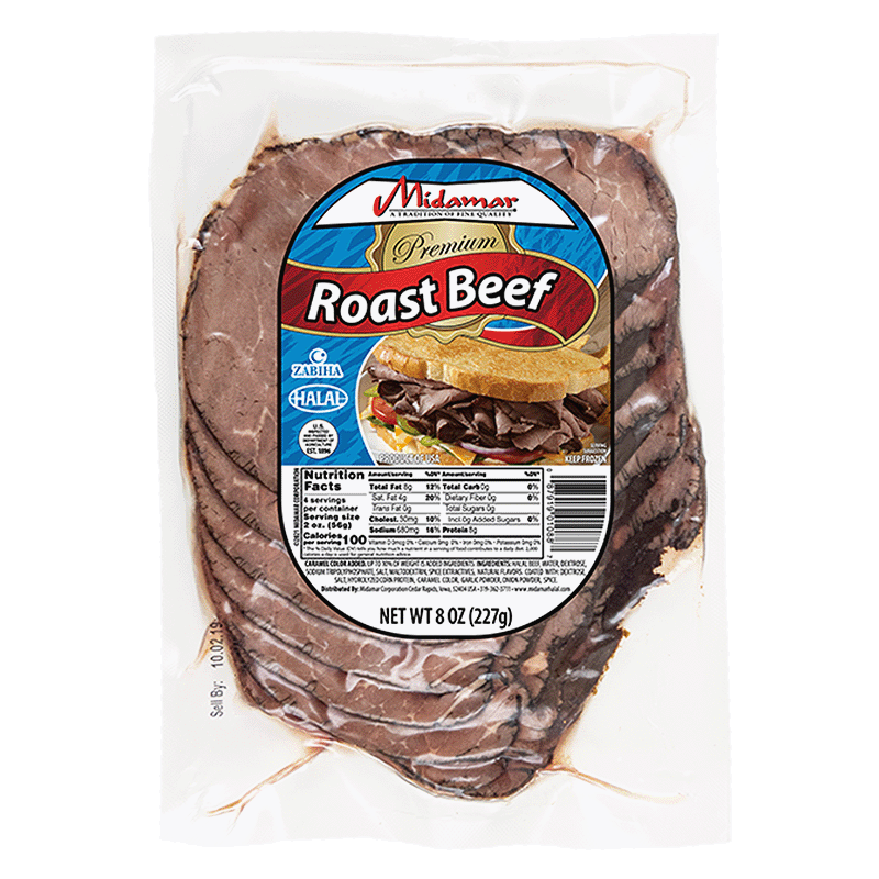 Midamar Roast Beef 7.0 oz