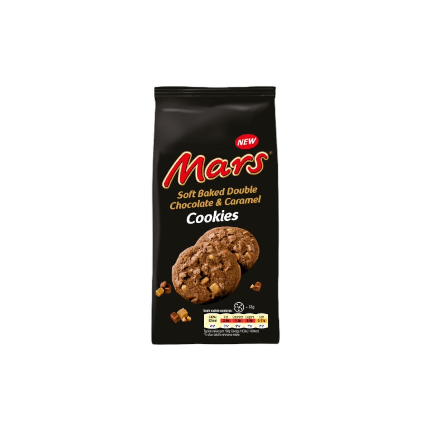 Mars Double Chocolate & Caramel Cookies 162g