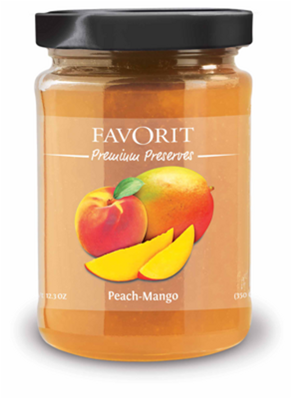Favorit Peach Mango Fruit Spread 350g