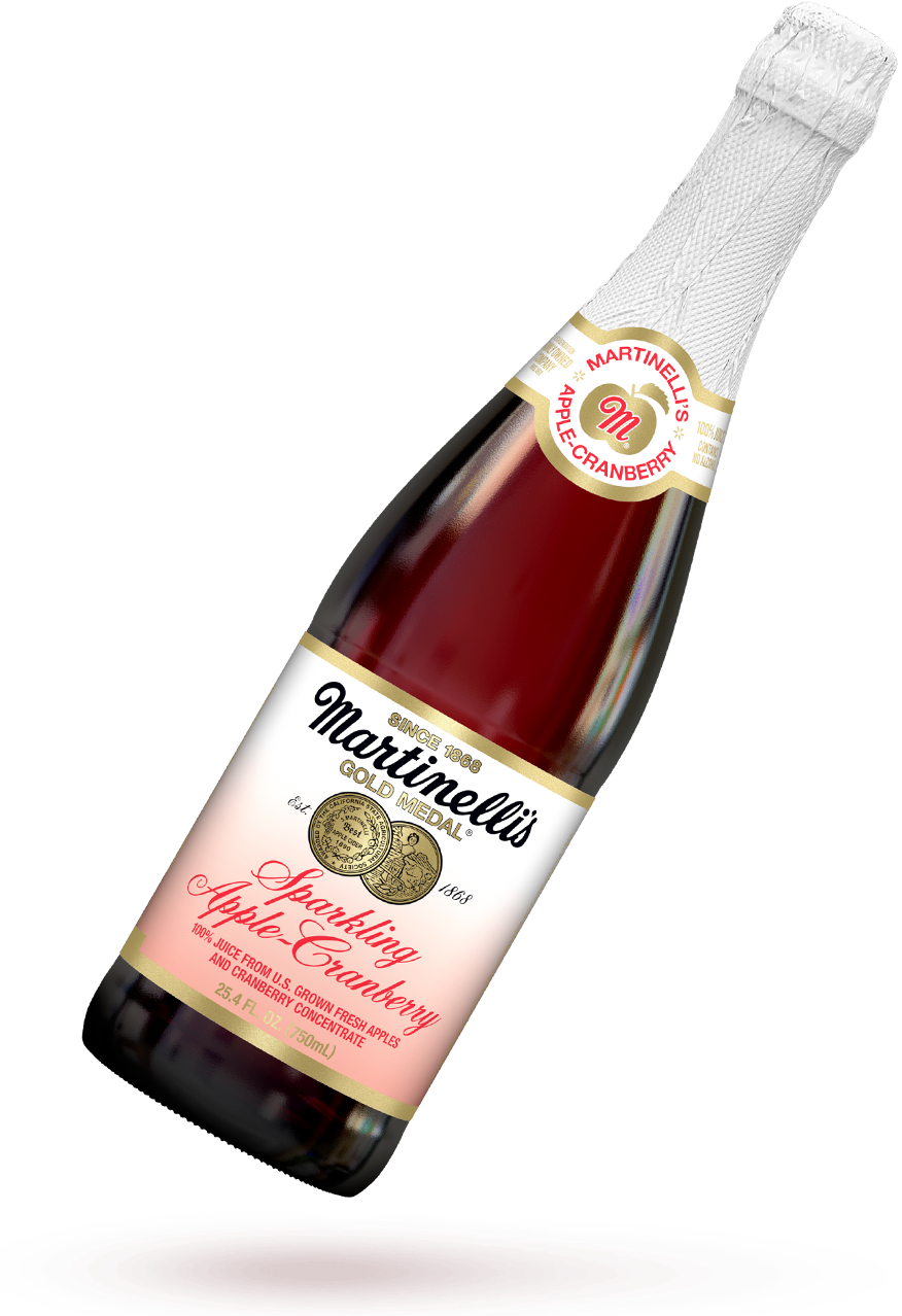 Martinelli’s Sparkling Cider Apple Cranberry 750ml