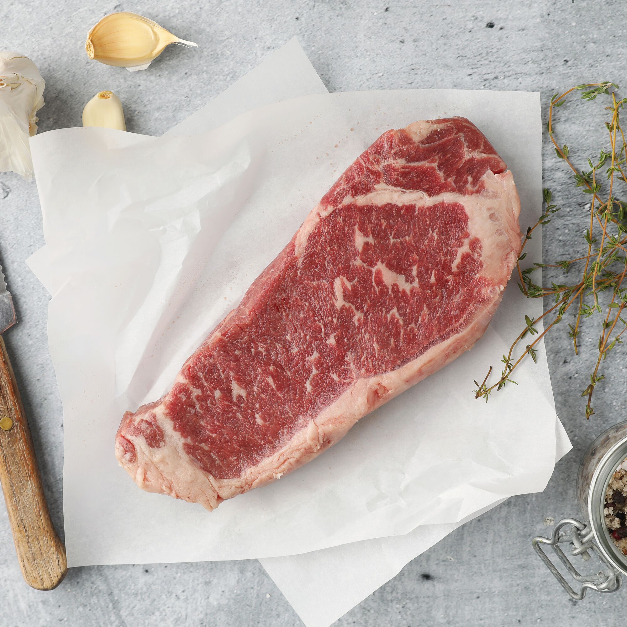 Angus Beef New York Strip Boneless