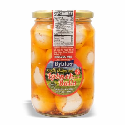 Byblos Lebni Balls in Oil with Red Pepper 14 oz