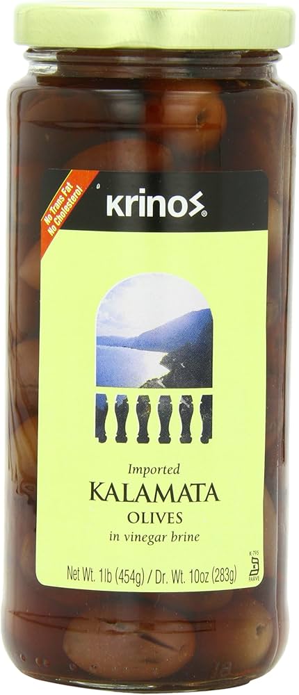 Krinos Pitted Kalamata Olives 16oz