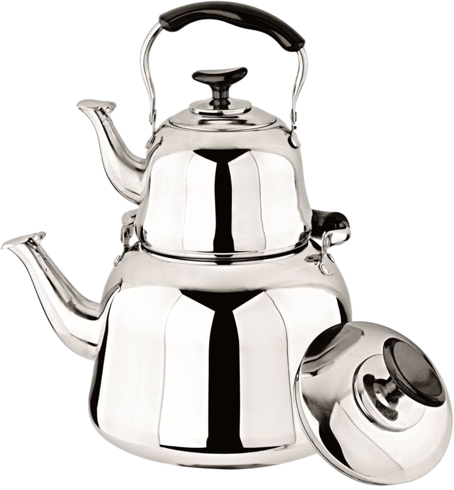 Alpine Cuisine Cuisine Double Tea Kettle 1L + 3L