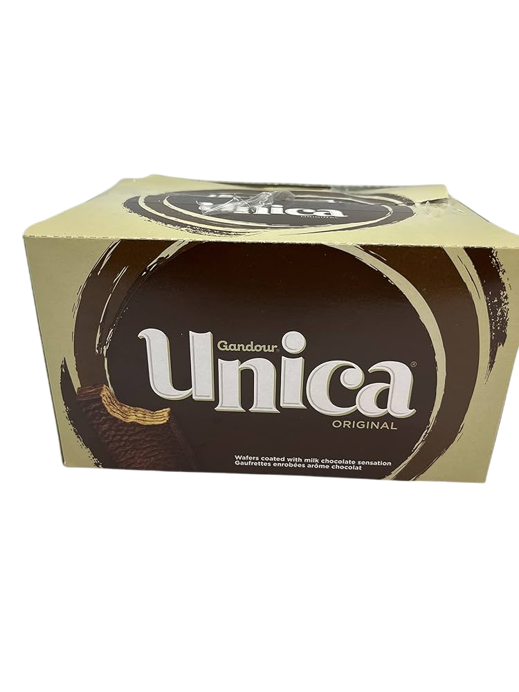 Gandour Unica Original Milk Chocolate Wafers 1box 24Pcs